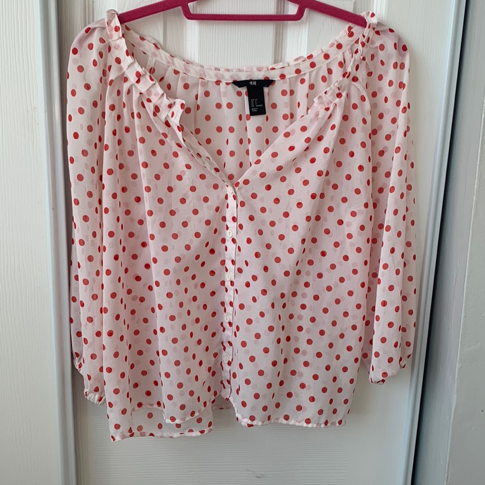 H&M Polka Dot Blouse
